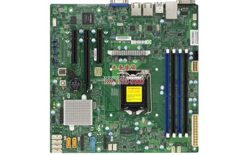 超微主板 X11SSL 1151针脚 支持8-9代酷睿