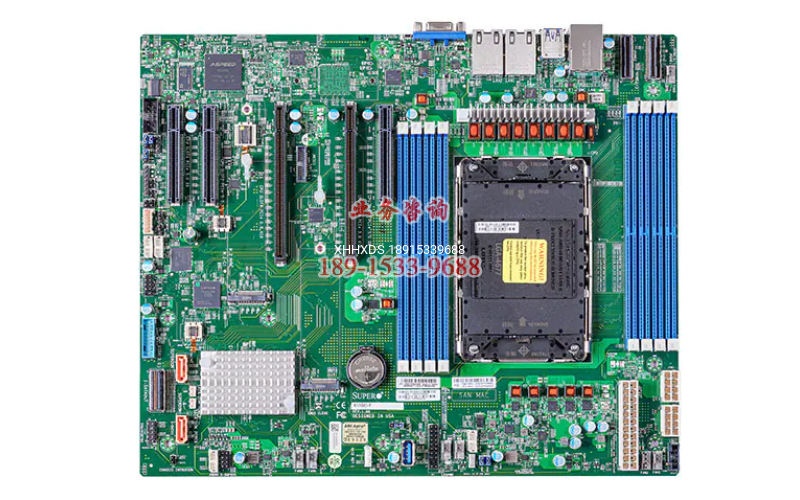 超微服务器主板 X13SEI-F 支持第四代志强 LGA 4677