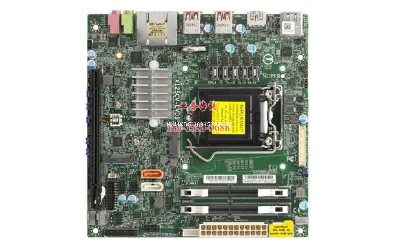 超微主板X12SCV-LVDS 支持酷睿10-11代 LGA1151