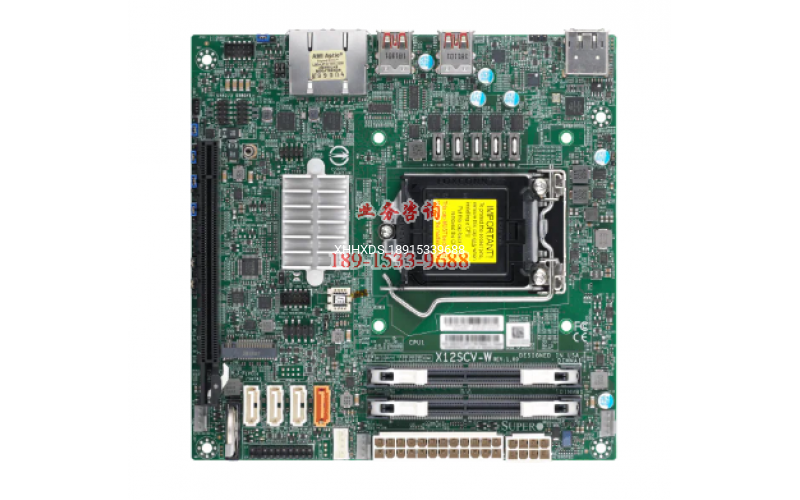 超微主板 X12SCV-W 支持8-9代酷睿 LGA1151