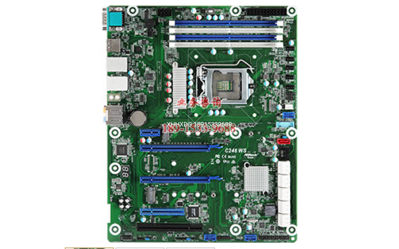 永擎主板 C246 WS 支持8-9代酷睿 LGA1151
